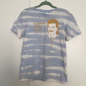 David & Goliath party custom reverse dye t-shirt